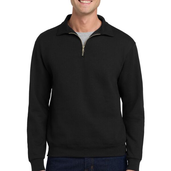 Super Sweats 1/4 Zip Sweatshirt with Cadet Collar Thumbnail