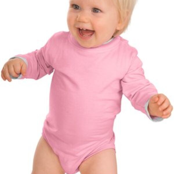 Infant Long Sleeve 1 Piece with Shoulder Snaps Thumbnail
