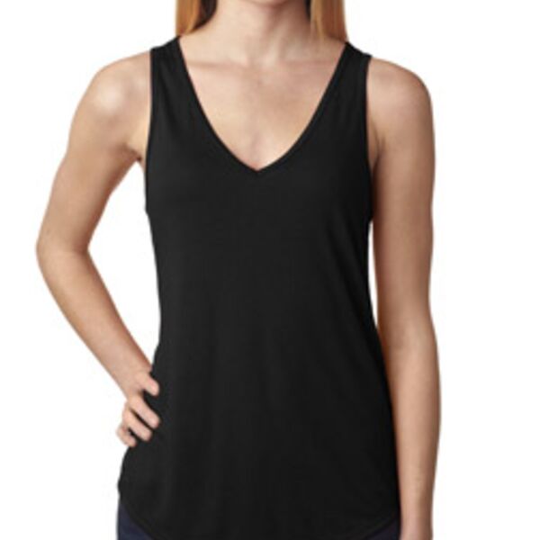 B8805 Flowy V-Neck Tank Top Thumbnail