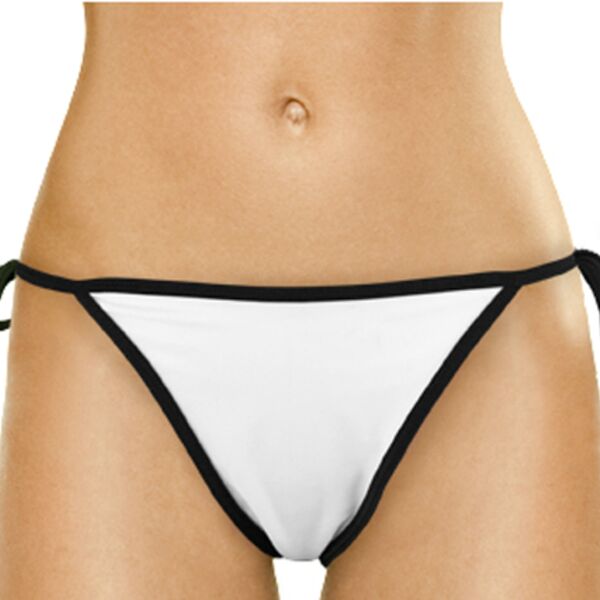 NT307S Sublimation Nylon Tricot Side-Tie Bikini Bottom Thumbnail