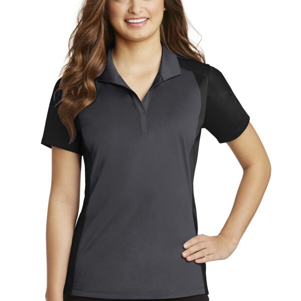 LST652SVJH Ladies Colorblock Micropique Sport Wick ® Polo Thumbnail