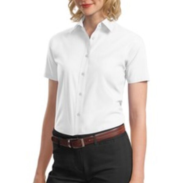 Port Authority® - Ladies Short Sleeve Value Poplin Shirt. L633  Thumbnail
