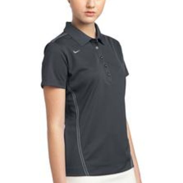 Nike Golf Ladies Dri-FIT Sport Swoosh Pique Polo. 452885 Thumbnail